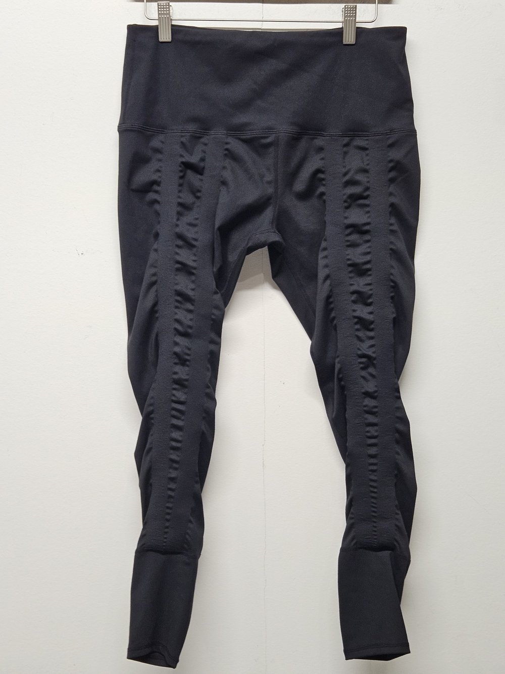 Sweetflexx High Rise Resistance Leggings Size 12 Black 2 Band Front No Pocket